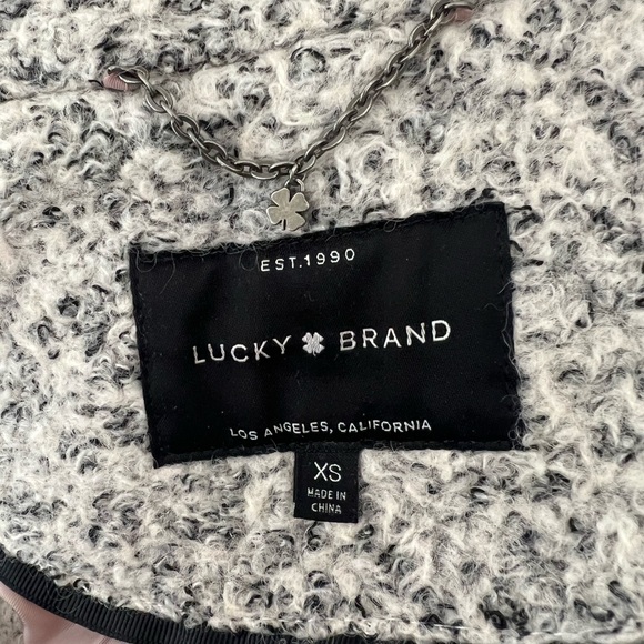 Lucky Brand Boucle Wool Coat XS - Picture 4 of 10